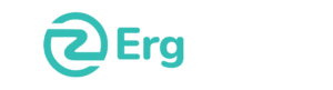 ErgZone Logo teal white